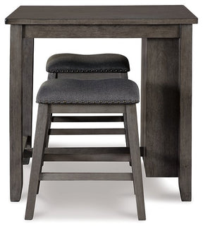 Caitbrook Counter Height Dining Table and Bar Stools (Set of 3) - Counter Height Table - Half Price Furniture