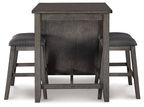 Caitbrook Counter Height Dining Table and Bar Stools (Set of 3) - Counter Height Table - Half Price Furniture