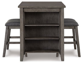 Caitbrook Counter Height Dining Table and Bar Stools (Set of 3) - Counter Height Table - Half Price Furniture