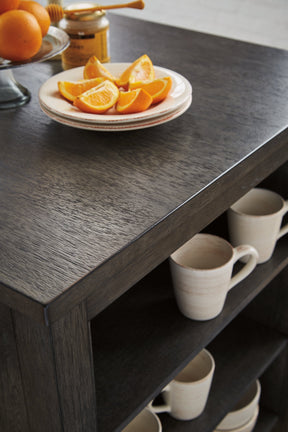 Caitbrook Counter Height Dining Table and Bar Stools (Set of 3) - Counter Height Table - Half Price Furniture