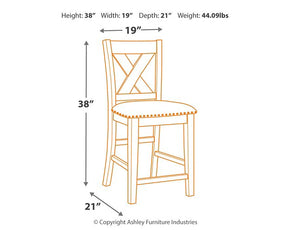 Caitbrook Counter Height Dining Set Half Price Furniture