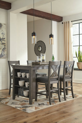 Caitbrook Counter Height Dining Set Half Price Furniture