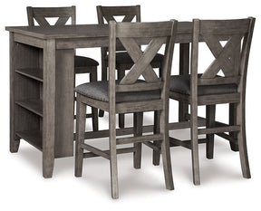Caitbrook Counter Height Dining Set Half Price Furniture