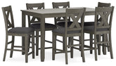 Caitbrook Counter Height Dining Table and Bar Stools (Set of 7)  Half Price Furniture