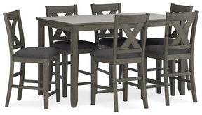 Caitbrook Counter Height Dining Table and Bar Stools (Set of 7) Caitbrook Counter Height Dining Table and Bar Stools (Set of 7) Half Price Furniture