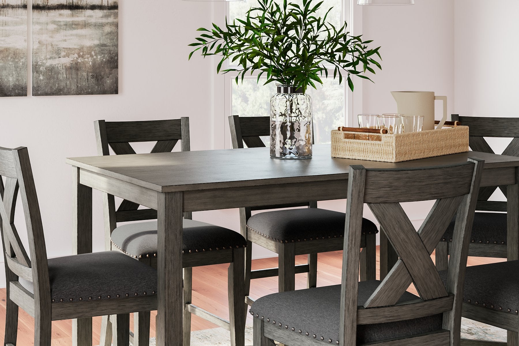 Caitbrook Counter Height Dining Table and Bar Stools (Set of 7) - Half Price Furniture