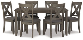 Caitbrook Dining Table and Chairs (Set of 7) - Half Price Furniture