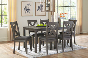 Caitbrook Dining Table and Chairs (Set of 7) - Half Price Furniture