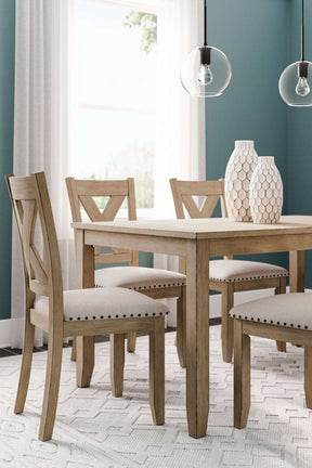 Sanbriar Dining Table and Chairs (Set of 7) - Half Price Furniture