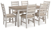 Skempton Dining Table and Chairs (Set of 7) Half Price Furniture