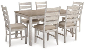 Skempton Dining Table and Chairs (Set of 7) Half Price Furniture