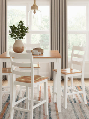 Gesthaven Counter Height Dining Table and 4 Barstools (Set of 5) - Half Price Furniture