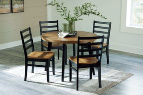 Blondon Dining Table and 4 Chairs (Set of 5) Half Price Furniture