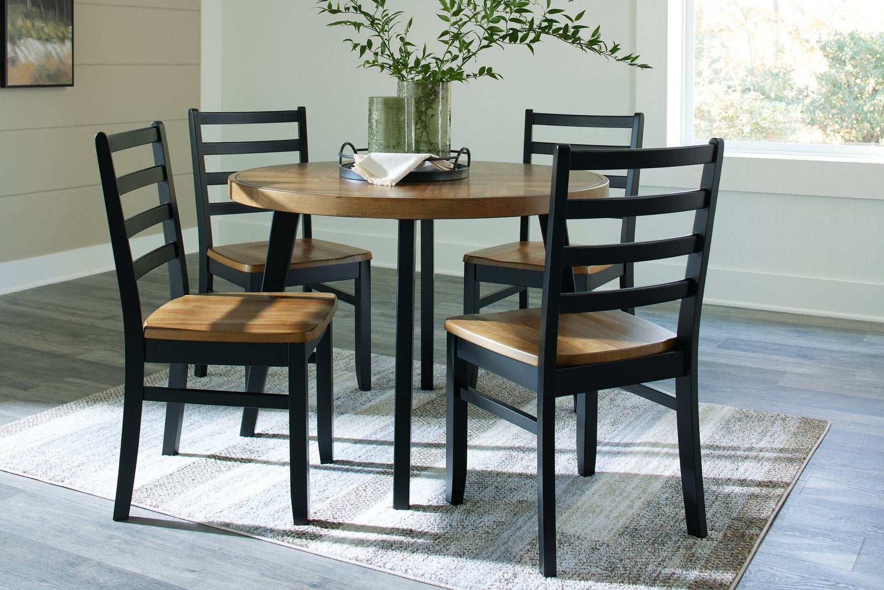 Blondon Dining Table and 4 Chairs (Set of 5) Half Price Furniture