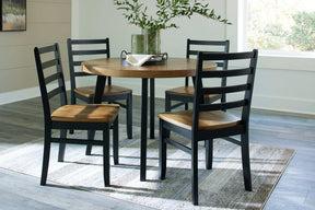 Blondon Dining Table and 4 Chairs (Set of 5) Half Price Furniture