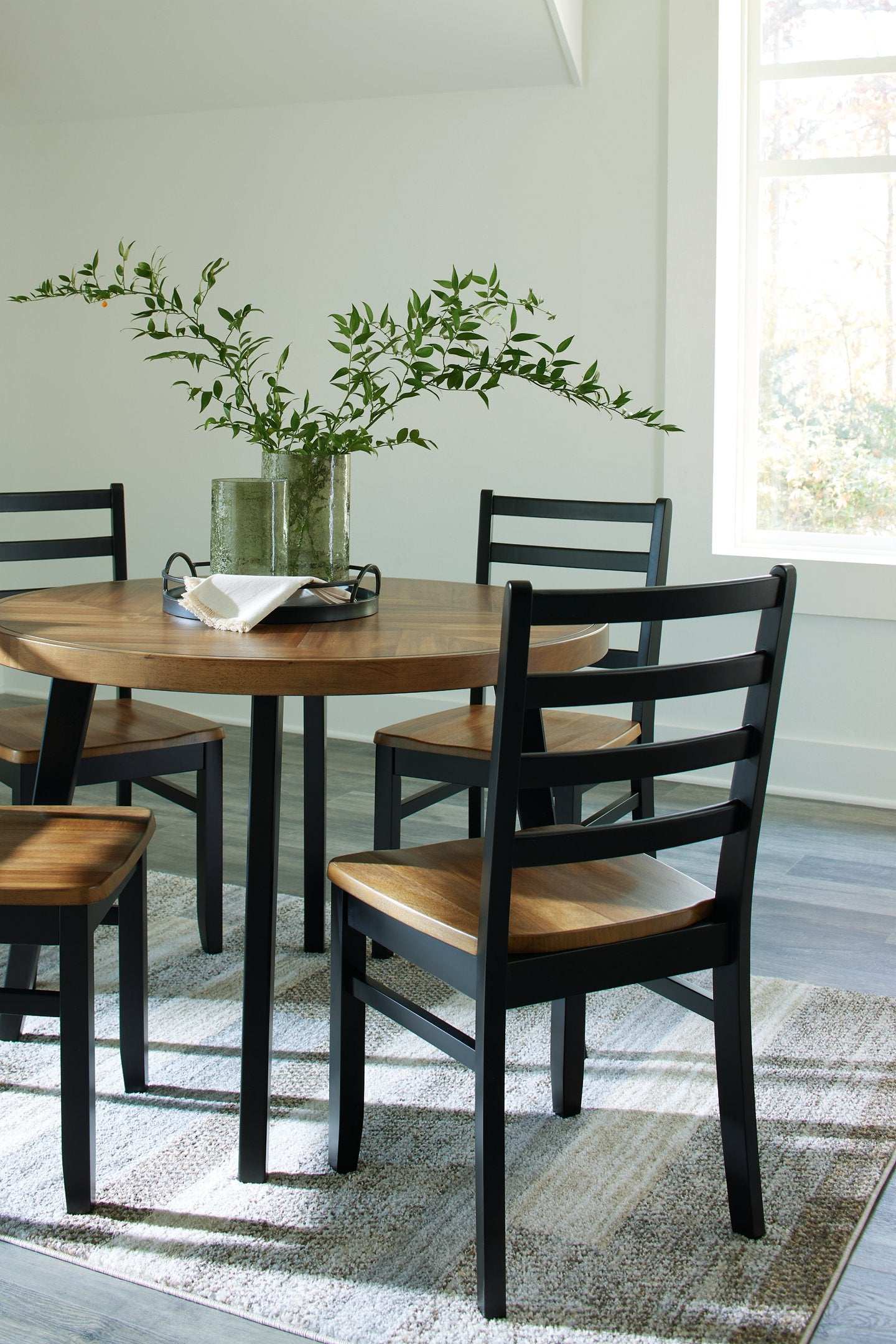 Blondon Dining Table and 4 Chairs (Set of 5) Half Price Furniture