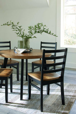 Blondon Dining Table and 4 Chairs (Set of 5) Half Price Furniture