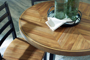 Blondon Dining Table and 4 Chairs (Set of 5) - Dining Table - Half Price Furniture