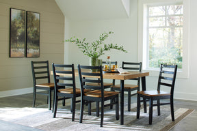Blondon Dining Table and 6 Chairs (Set of 7) - Half Price Furniture