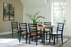 Blondon Dining Table and 6 Chairs (Set of 7) - Dining Table - Half Price Furniture