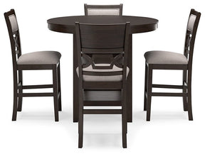 Langwest Counter Height Dining Table and 4 Barstools (Set of 5) - Half Price Furniture