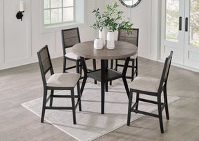 Corloda Counter Height Dining Table and 4 Barstools (Set of 5) - Counter Height Table - Half Price Furniture