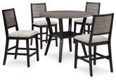 Corloda Counter Height Dining Table and 4 Barstools (Set of 5)  Half Price Furniture