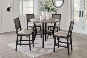 Corloda Counter Height Dining Table and 4 Barstools (Set of 5) - Counter Height Table - Half Price Furniture