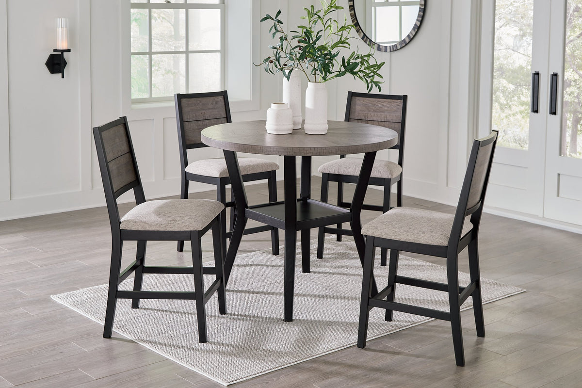 Corloda Counter Height Dining Table and 4 Barstools (Set of 5) - Half Price Furniture