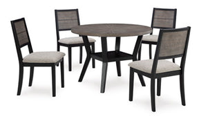 Corloda Dining Table and 4 Chairs (Set of 5) - Half Price Furniture