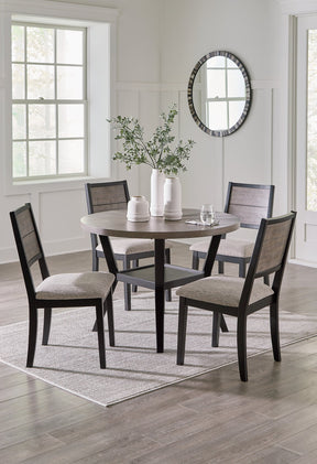 Corloda Dining Table and 4 Chairs (Set of 5) - Half Price Furniture