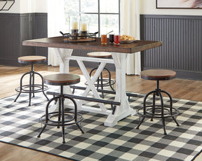 Valebeck Counter Height Dining Table Half Price Furniture