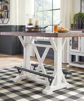 Valebeck Counter Height Dining Table Half Price Furniture