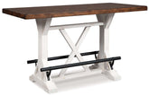 Valebeck Counter Height Dining Table Half Price Furniture