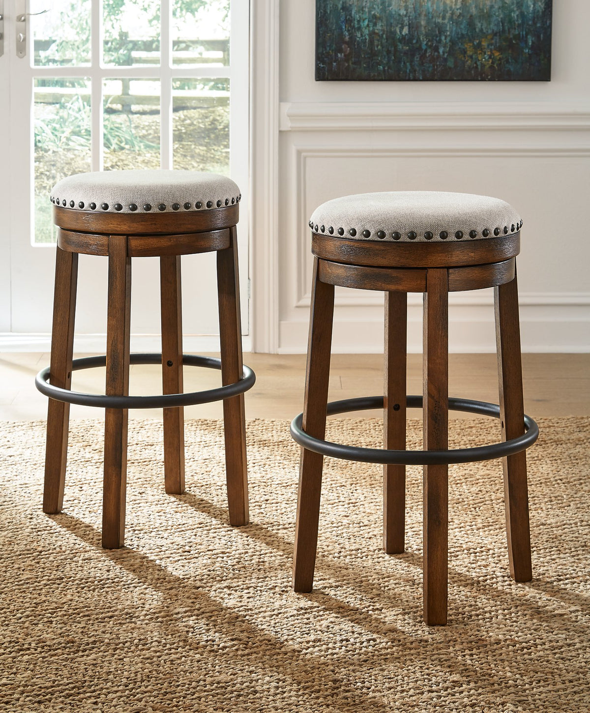 Valebeck Bar Height Stool  Half Price Furniture