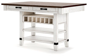 Valebeck Counter Height Dining Table Half Price Furniture
