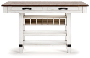Valebeck Counter Height Dining Table Half Price Furniture