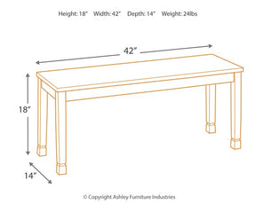 Owingsville Dining Bench - Half Price Furniture