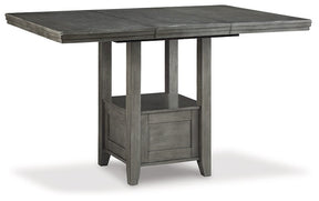 Hallanden Counter Height Dining Extension Table  Half Price Furniture