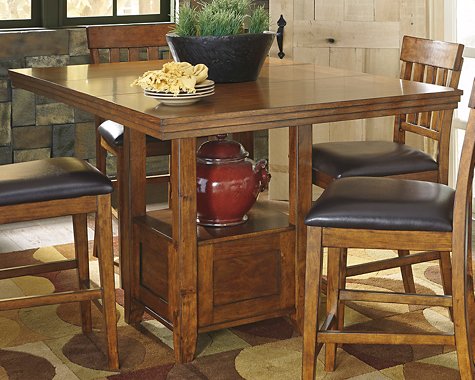 Ralene Counter Height Dining Extension Table  Half Price Furniture