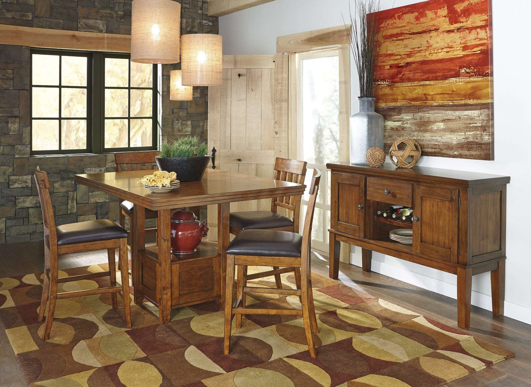 Ralene Counter Height Bar Stool - Half Price Furniture