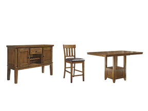 Ralene Counter Height Dining Set - Half Price Furniture
