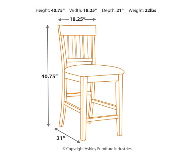 Haddigan Counter Height Bar Stool - Half Price Furniture