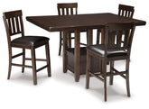 Haddigan Counter Height Dining Set Half Price Furniture