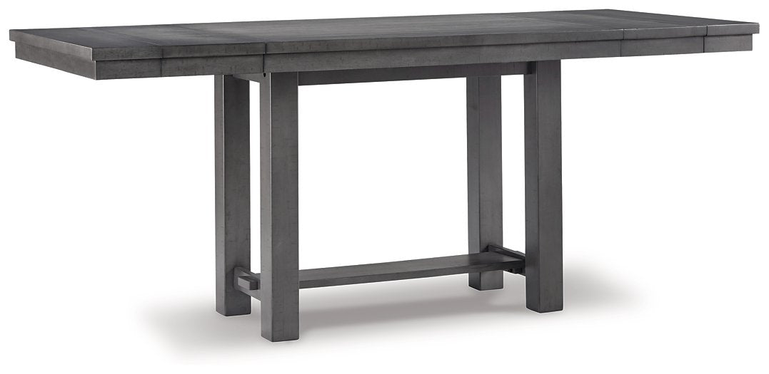 Myshanna Counter Height Dining Extension Table  Las Vegas Furniture Stores