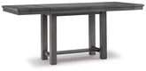 Myshanna Counter Height Dining Extension Table Half Price Furniture