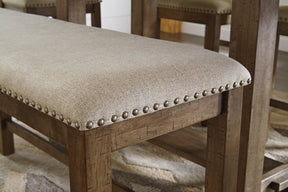 Moriville Counter Height Dining Bench - Half Price Furniture