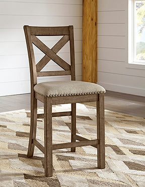 Moriville Bar Stool Set - Half Price Furniture