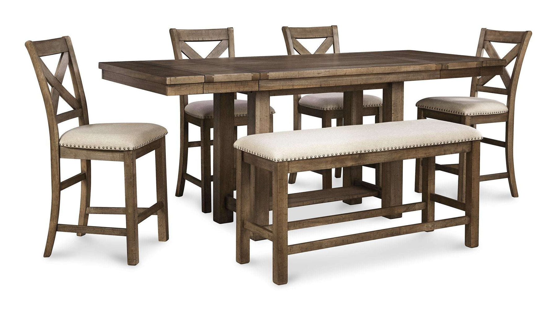 Moriville Counter Height Dining Extension Table - Half Price Furniture