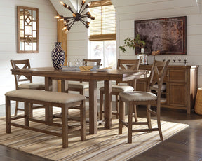 Moriville Counter Height Dining Set Half Price Furniture